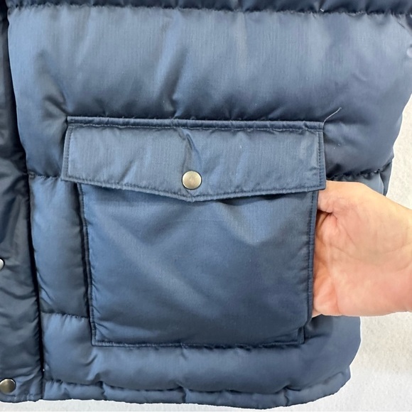 Patagonia Slingshot Goose Down Classic Puffer Vest Men's Size XXL Blue Green EUC - Picture 5 of 11